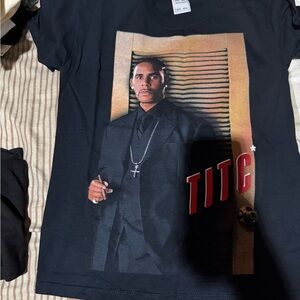 Men's Black Graphic T-Shirt